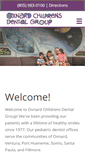 Mobile Screenshot of oxnardchildrensdentalgroup.com